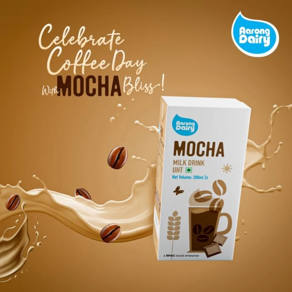 Aarong Mocha Milk Drink Uht 200ml