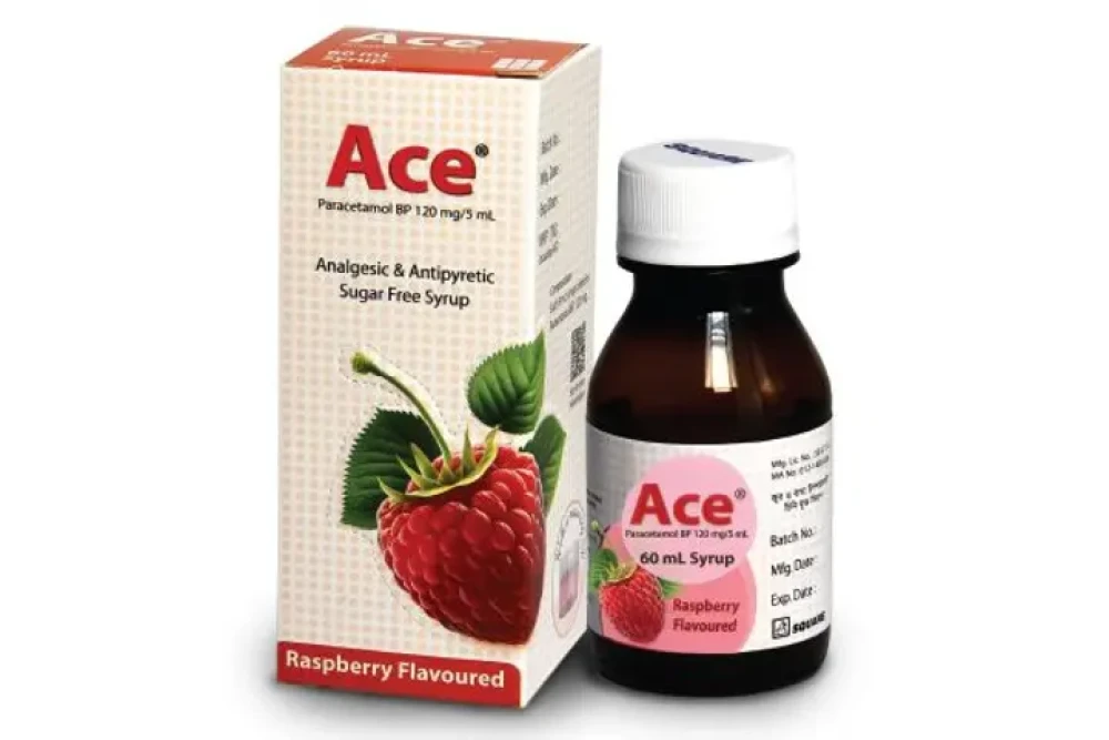 Ace Raspberry 60ml Syrup