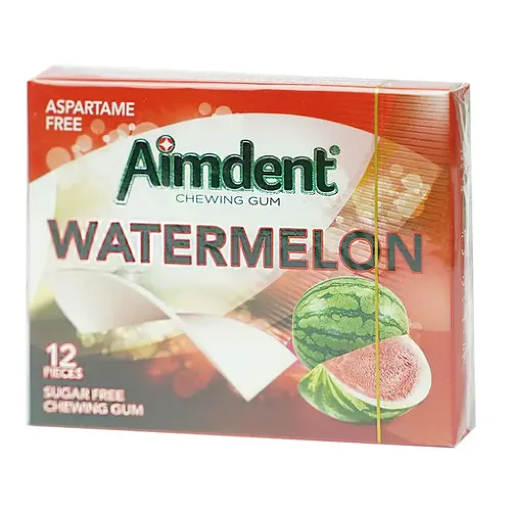 Aimdent Watermelon Chewing Gum 12pcs