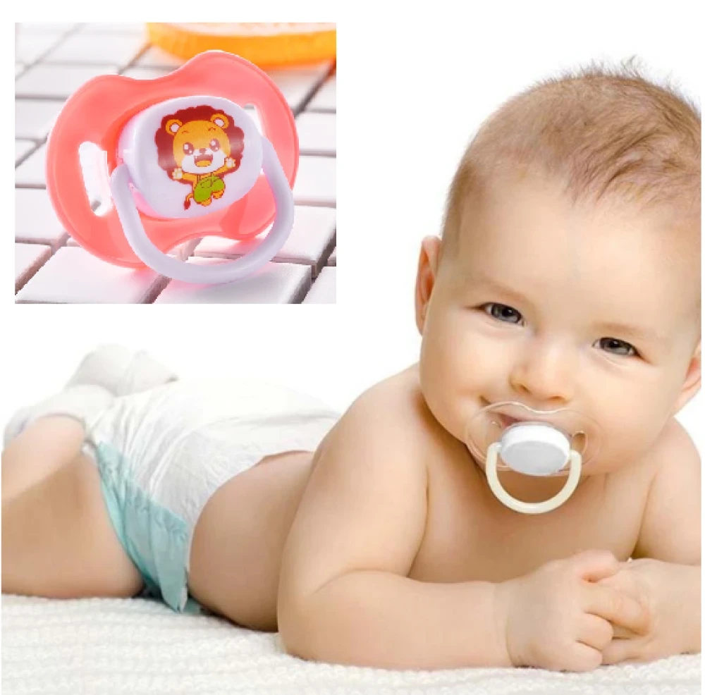 Apple Bear Baby Silicone Pacifier