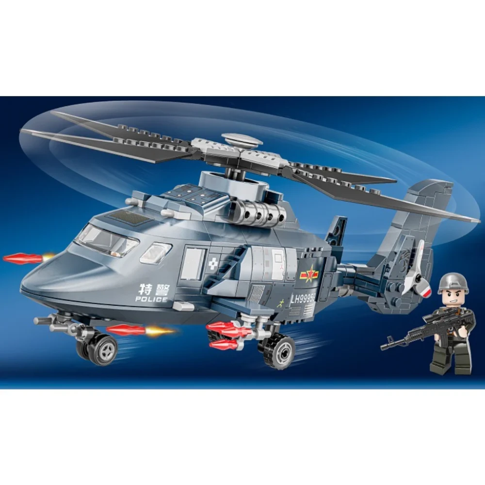 Attack Helicopter Block Set 465pcs