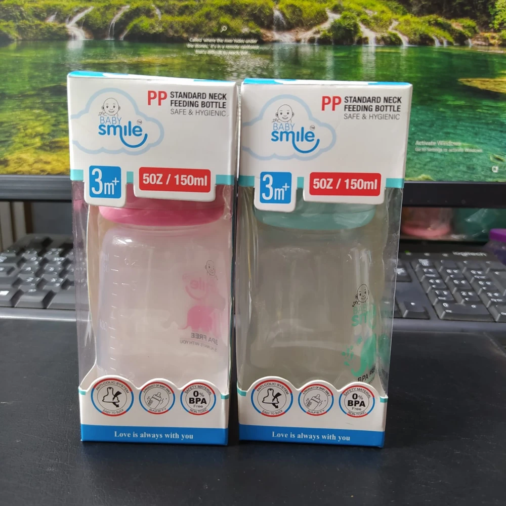 Baby Smile Standard Neck Feeding Bottle 150ml