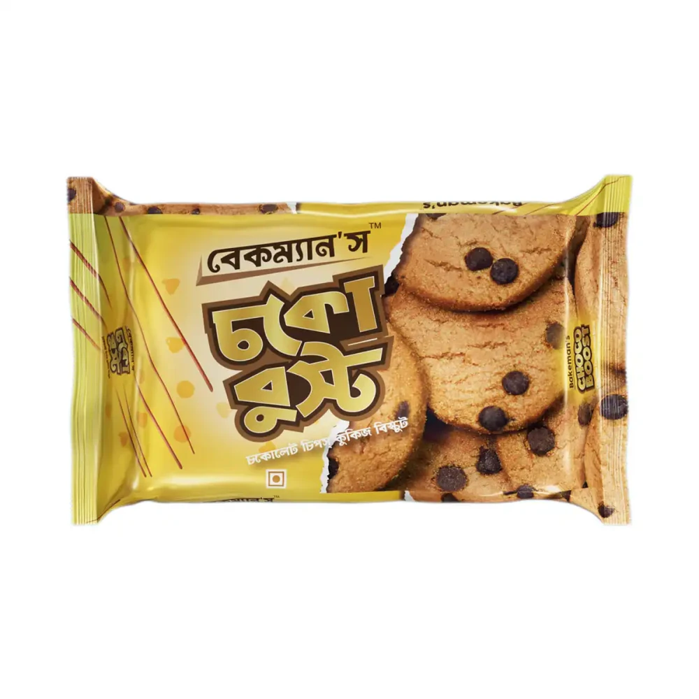 Bakeman's Choco Boost Chocolate Chips Cookies Biscuit 212gm