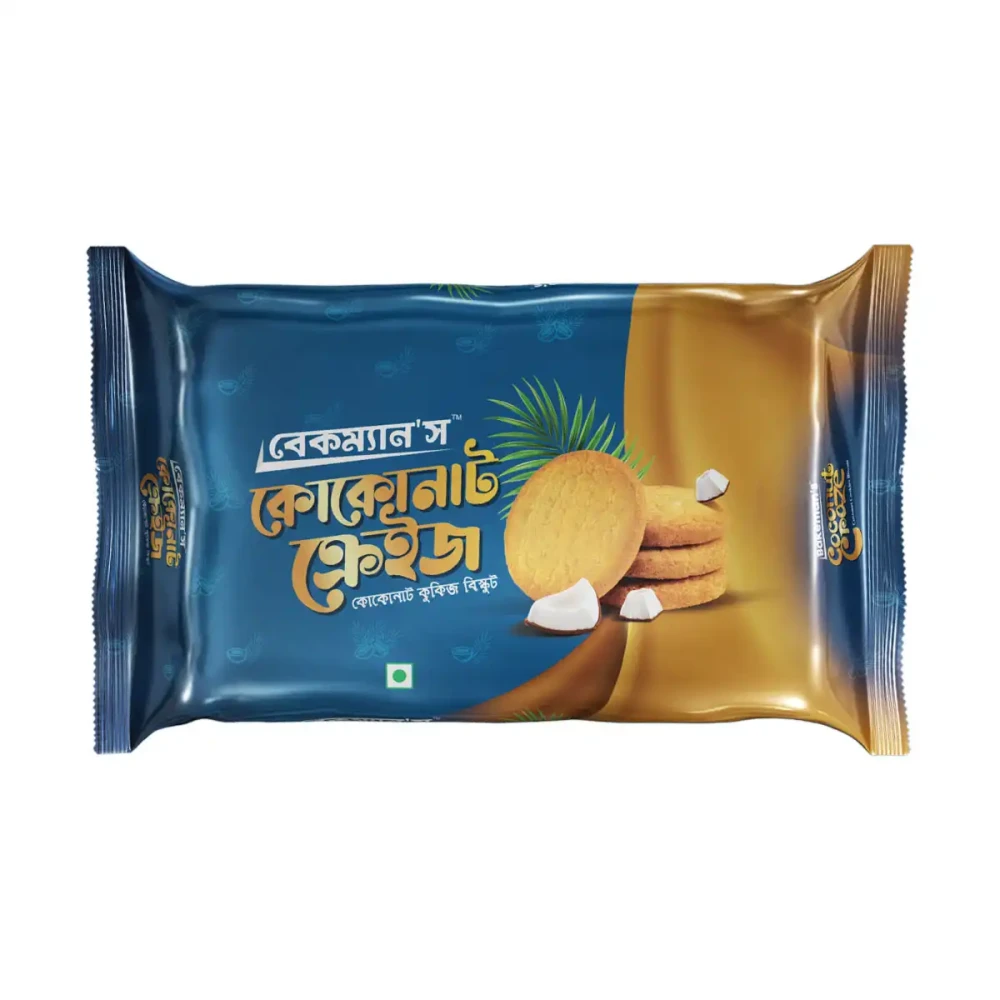 Bakeman's Coconut Craze Cookies Biscuit 185gm