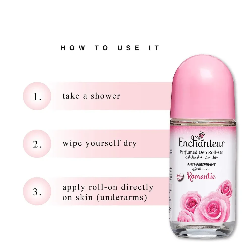 Enchanteur Romantic Perfumed Deo Roll On 50ml