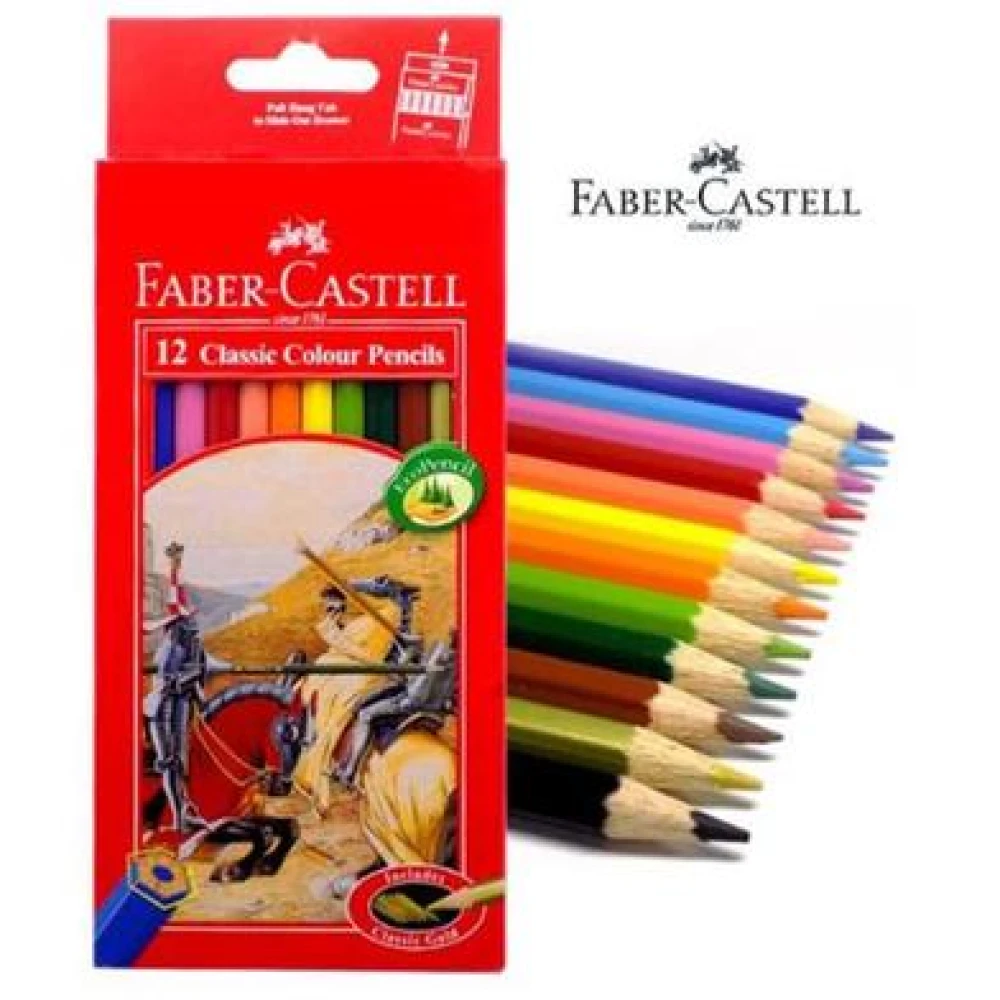 Faberr Castell Classic Color Pencils Pack Of 12pcs