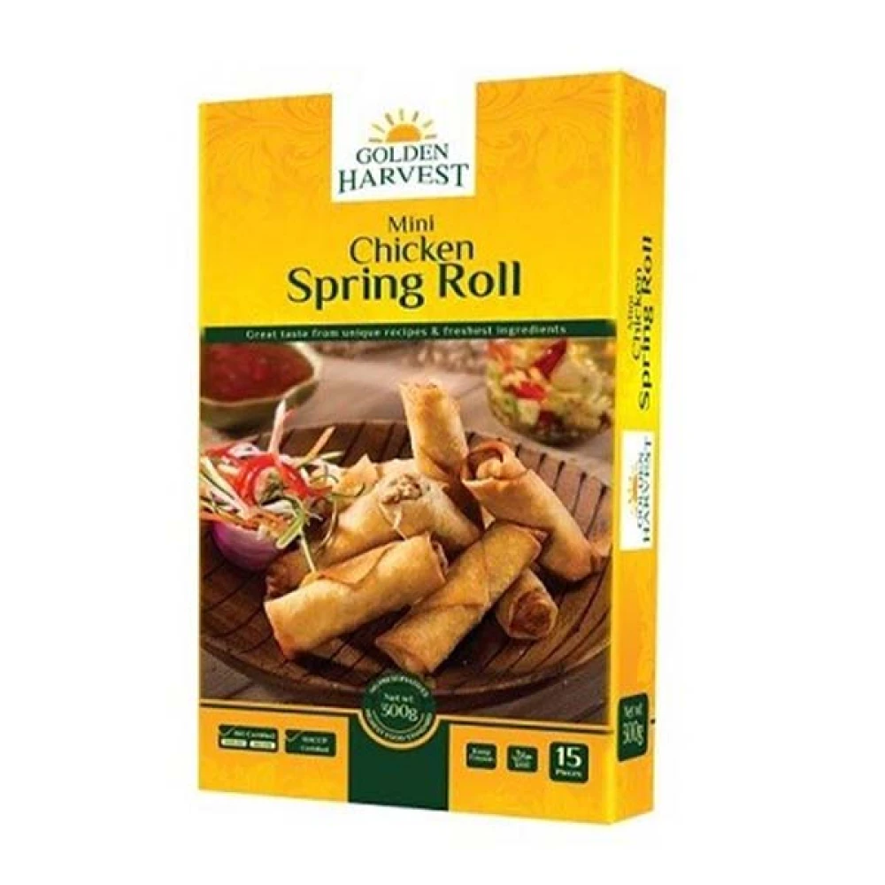 Golden Harvest Mini Chicken Spring Roll 300gm (15pcs)