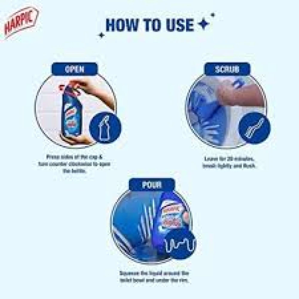 Harpic Toilet Cleaner Liquid 1L