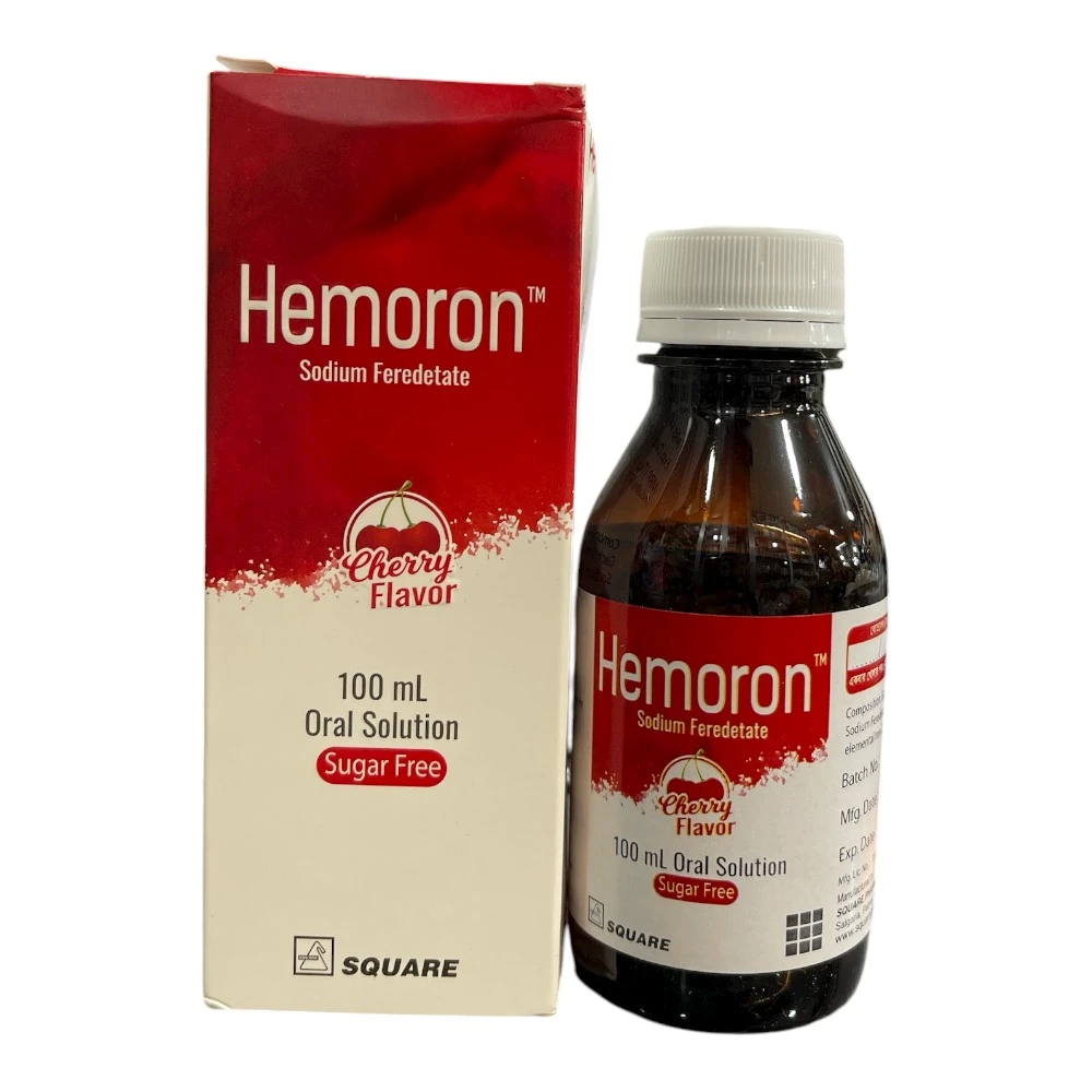 Hemoron Cherry Flavor 100ml Syrup