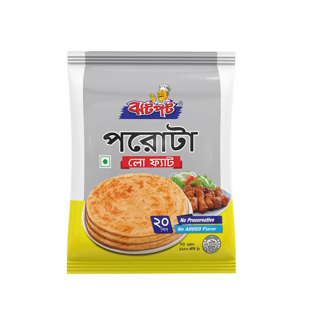 Jhatpot Paratha Low Fat (20pcs) 1200gm