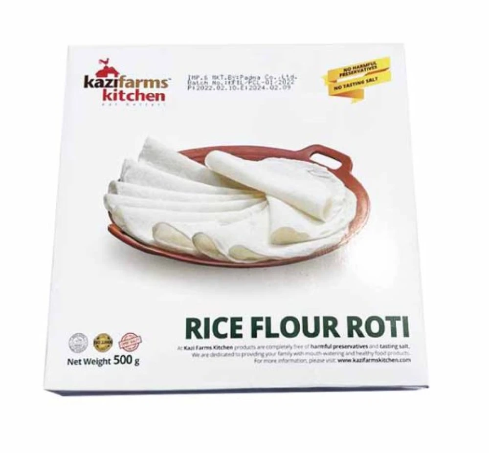 Kazi Farms Kitchen Rice Flour Roti 10pcs 500g