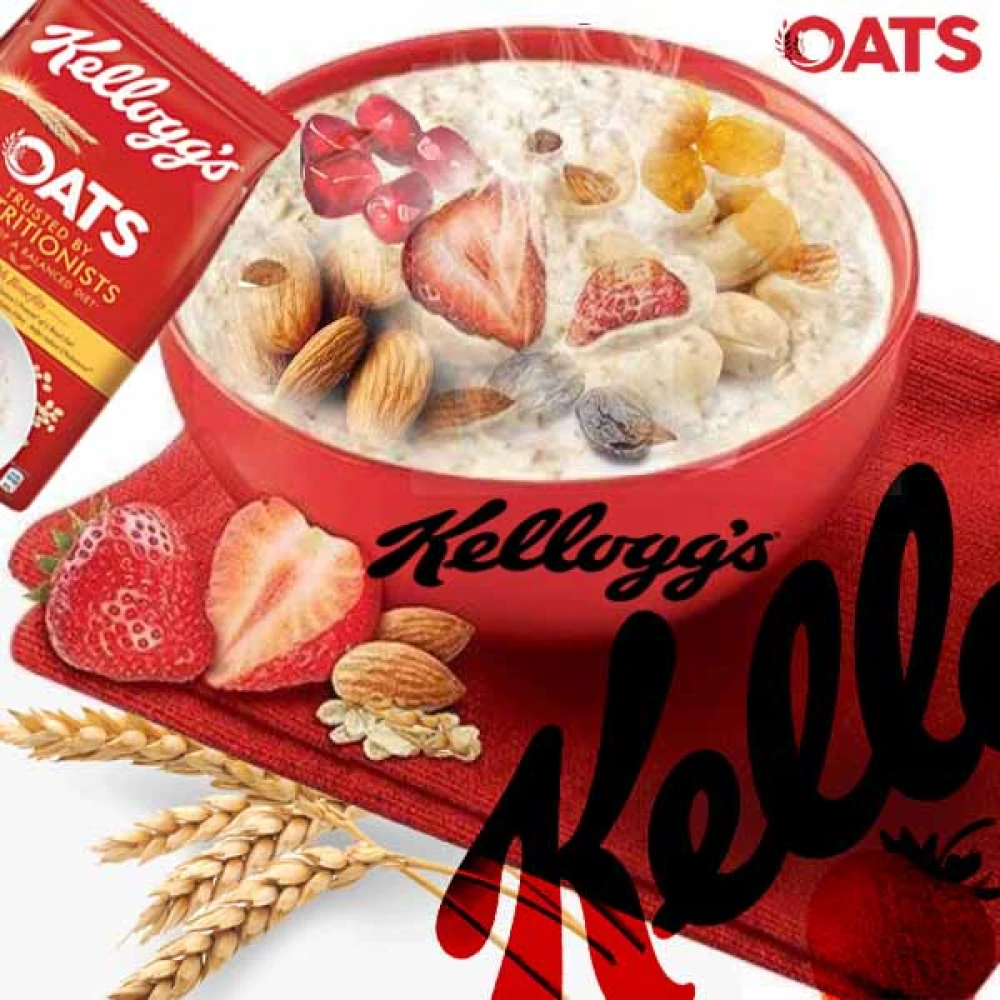 Kellogg's Oats Breakfast Cereal 900gm