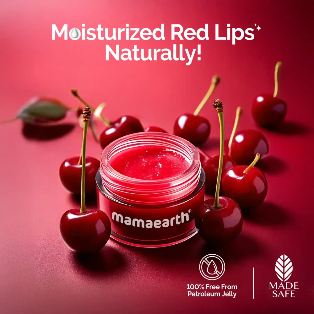 Mamaearth Cherry Moisture Therapy Lip Balm 15g