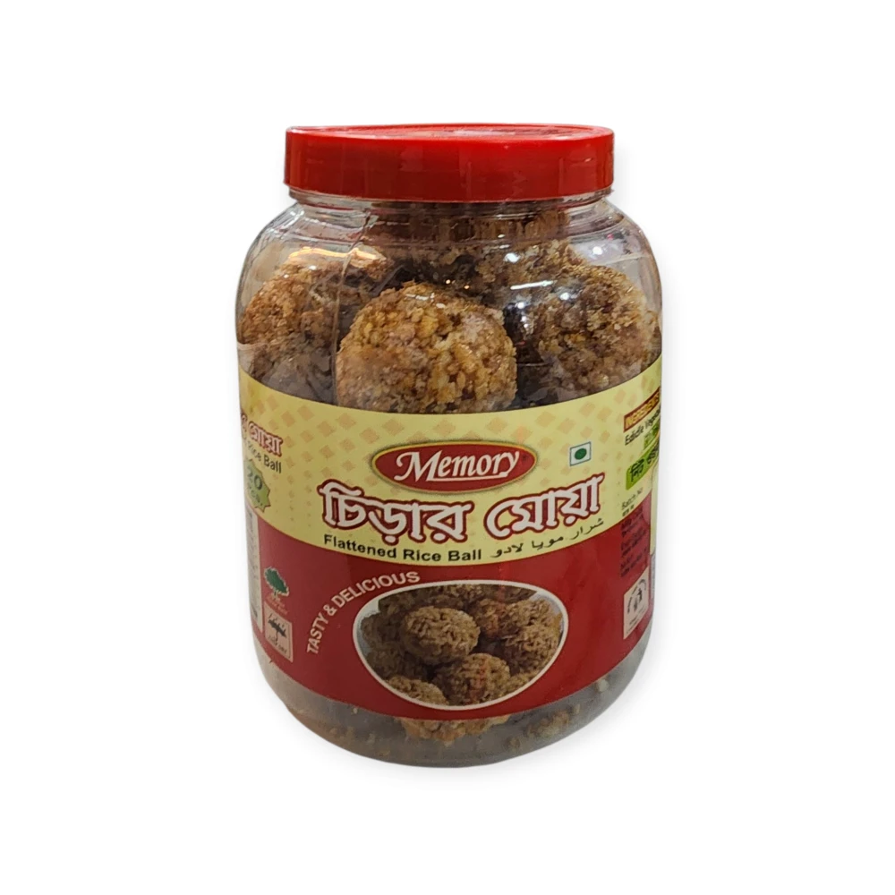 Memory Flattened rice ball 375gm Jar