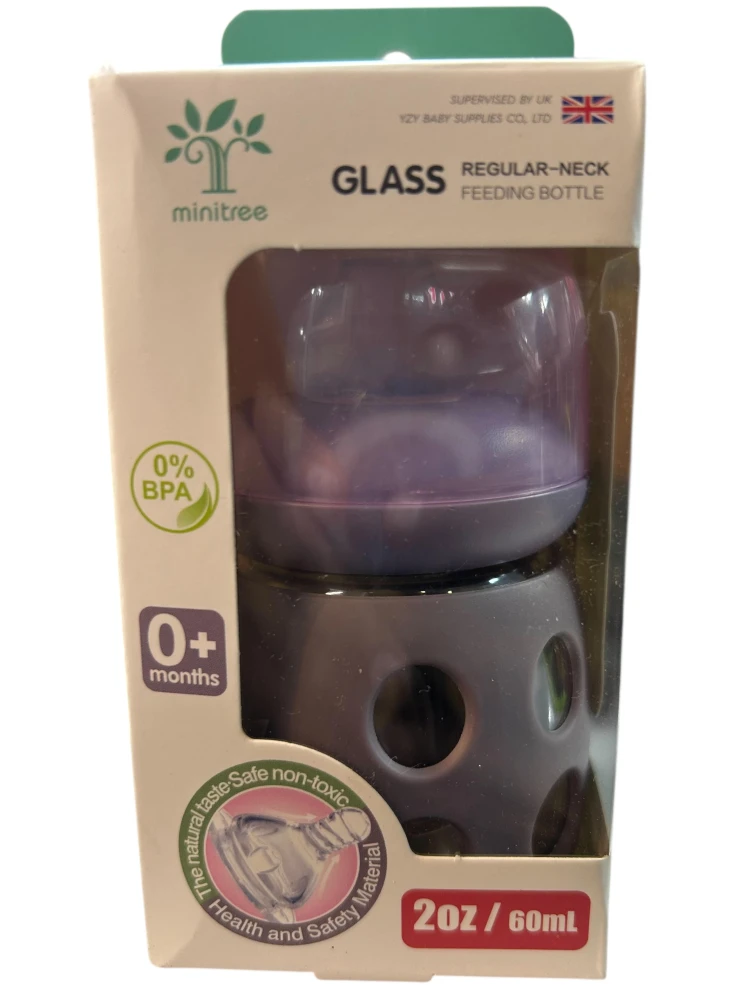 Minitree Glass Feeding Bottle 60ml