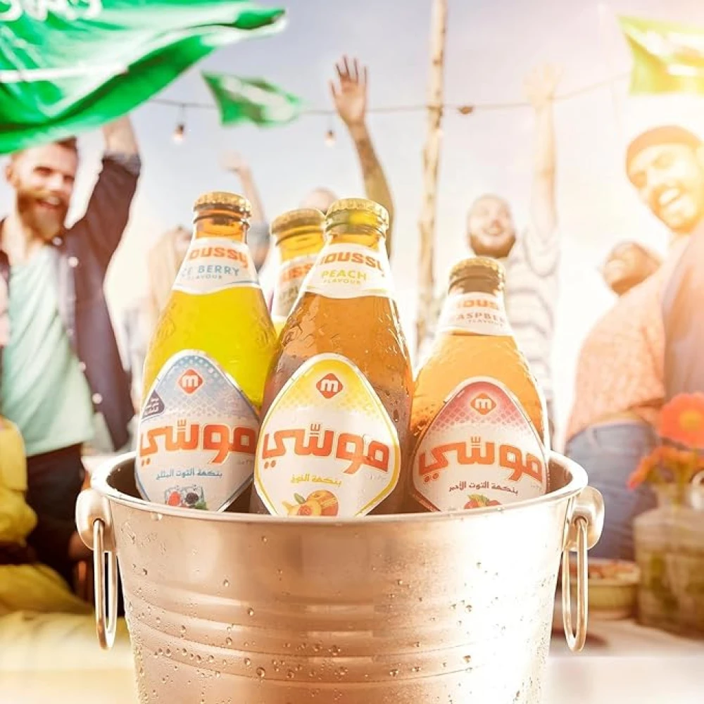 Moussy Non Alcoholic Beer Strawberry Flavour 330ml