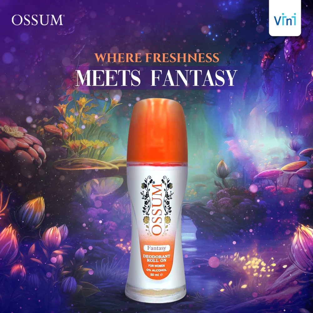 Ossum Deodorant Roll On For Women Fantasy 50ml