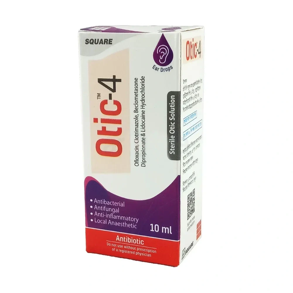 Otic-4 Sterile Otic Solution 10ml
