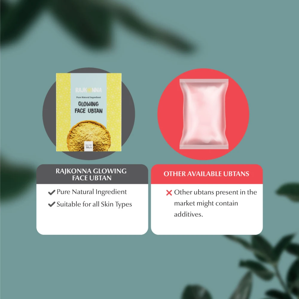 Rajkonna Glowing Face Ubtan 50g