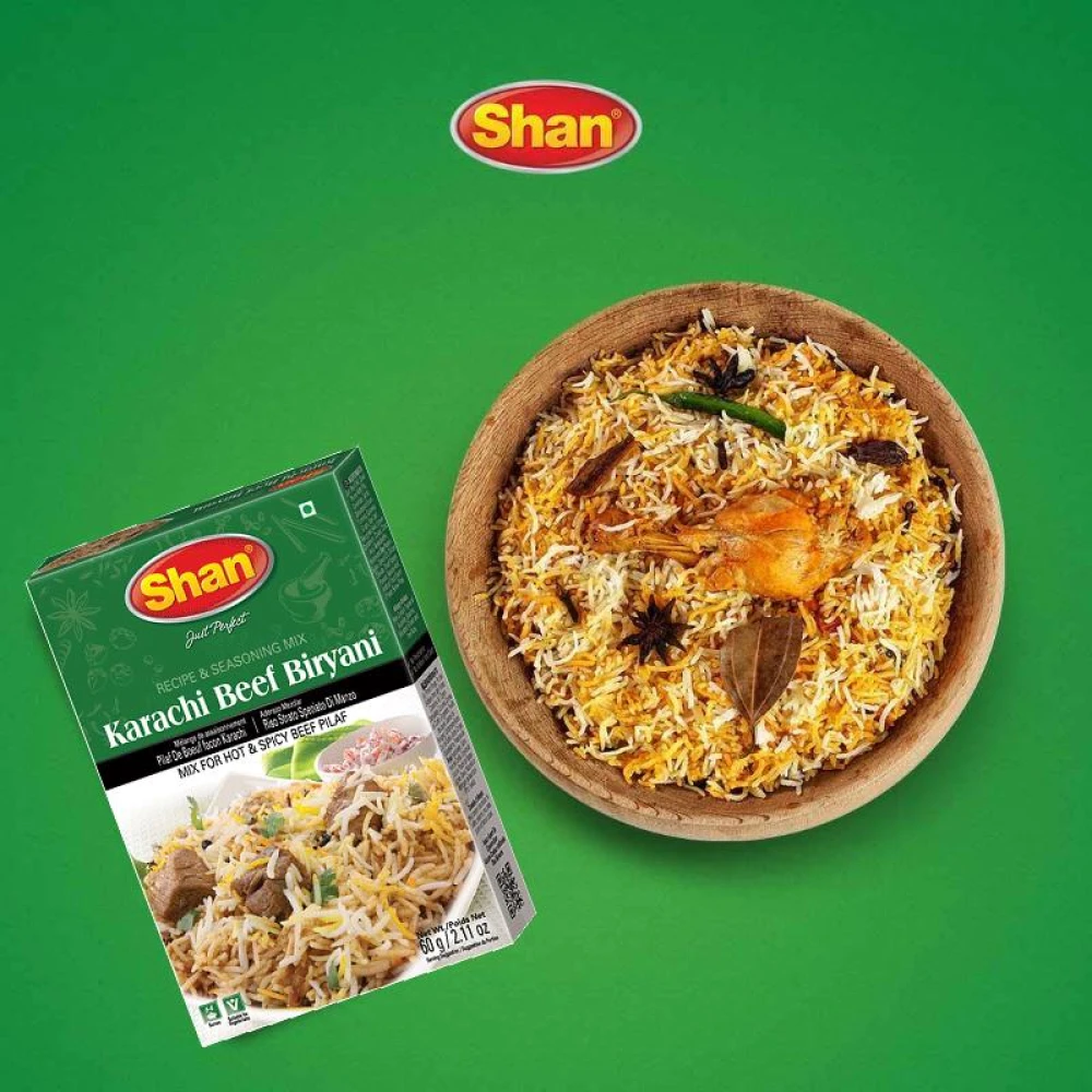 Shan Karachi Beef Biryani Masala 60gm