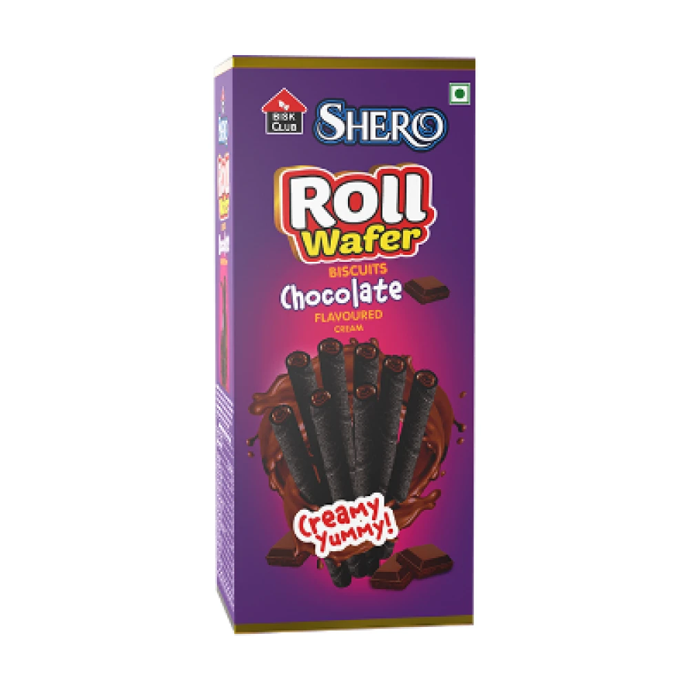 Shero Premium Roll Wafer Chocolate 100g