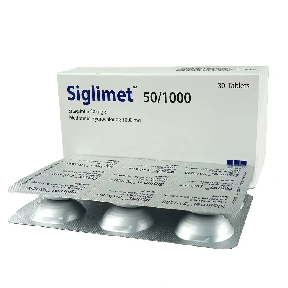 Siglimet 50 mg/1000 mg Tablet
