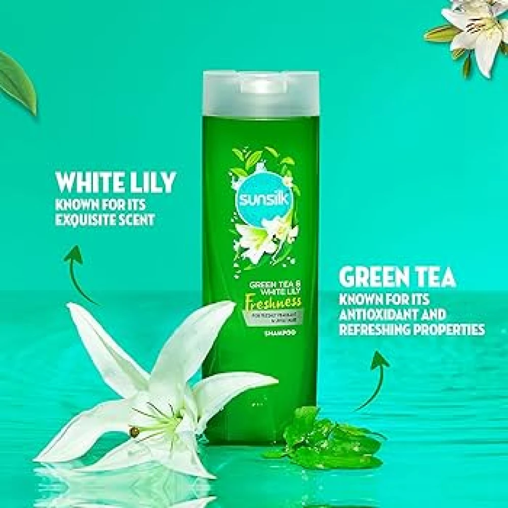 Sunsilk Green Tea & White Lily Freshness Shampoo 375ml