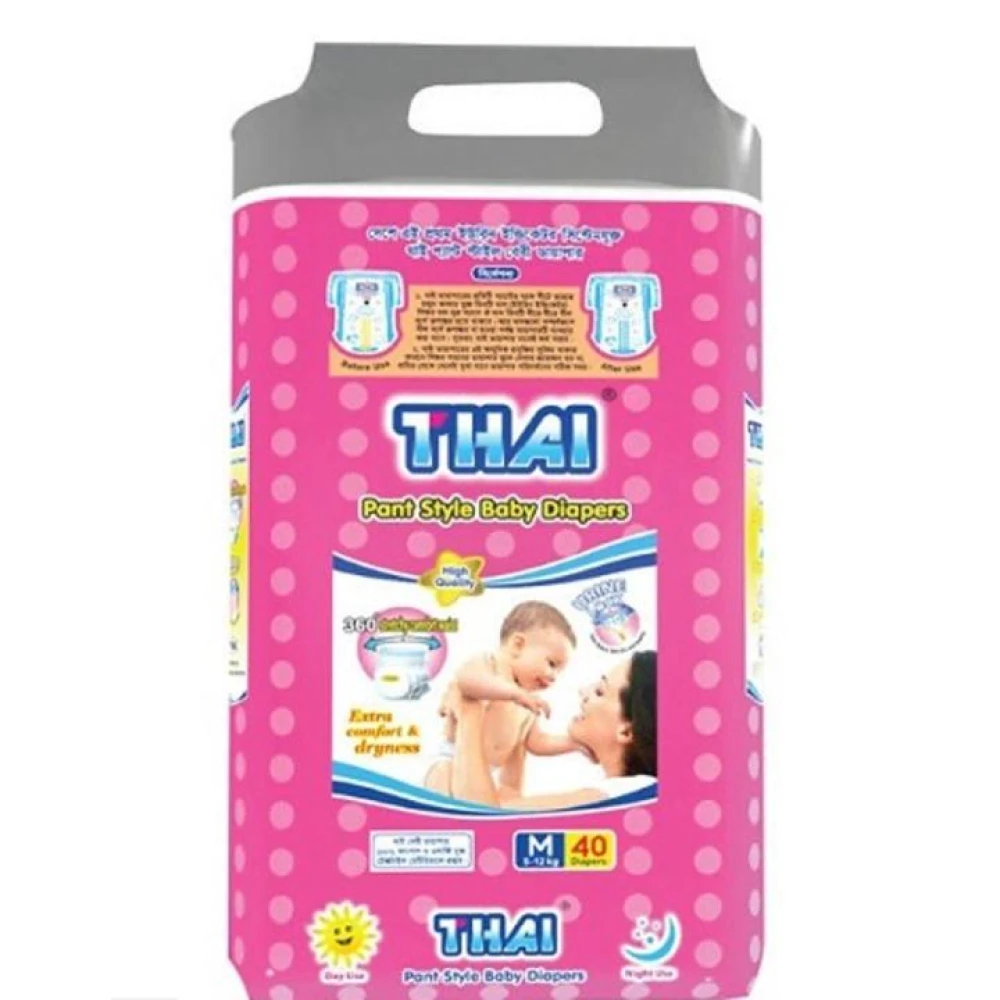 Thai Pant Style Diaper Medium M (5-12 kg) 40pcs