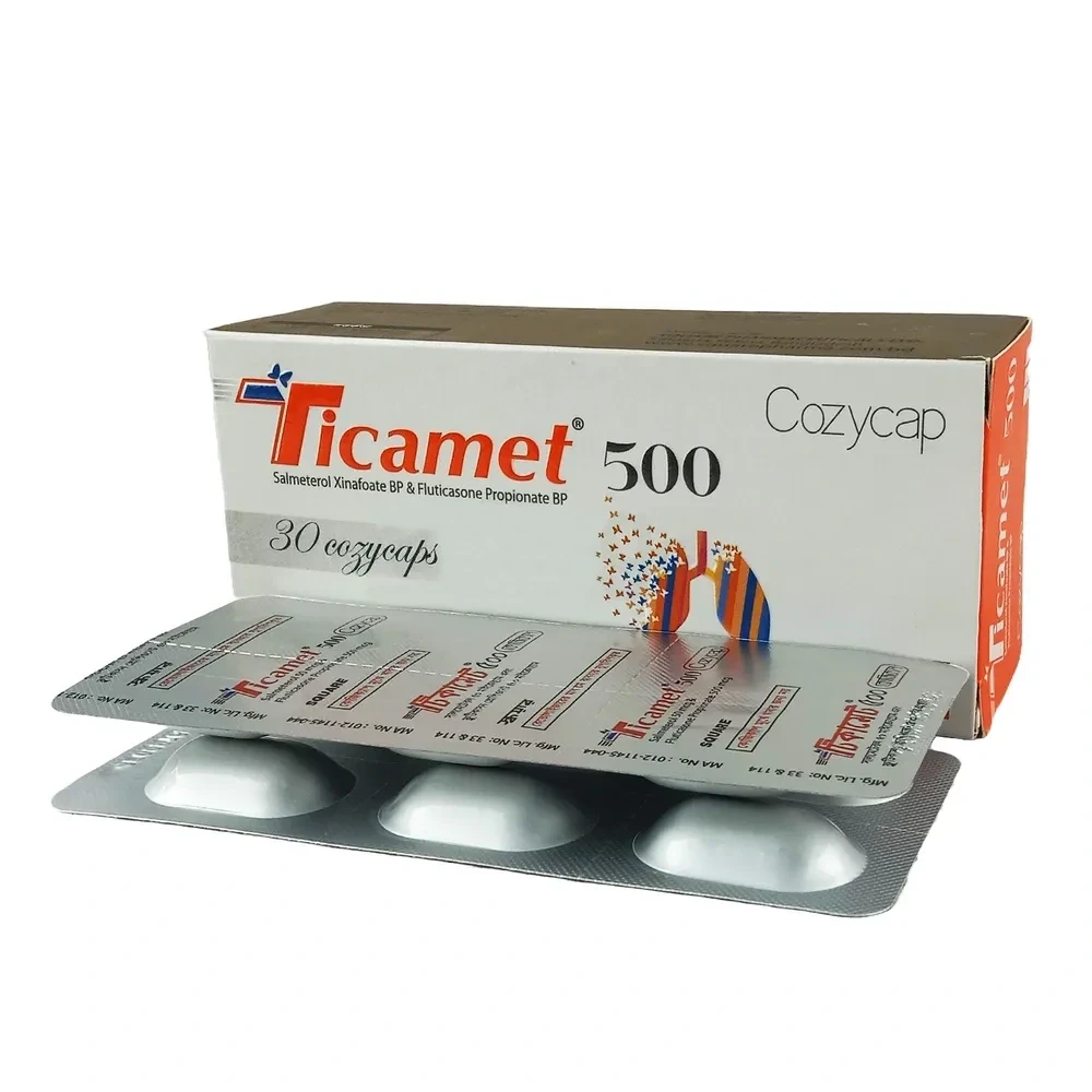 Ticamet 500mg Cozycap