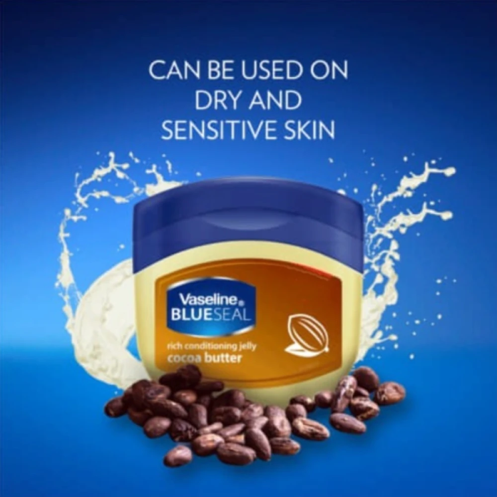 Vaseline Blueseal Rich Conditioning Cocoa Butter Petroleum Jelly 100ml