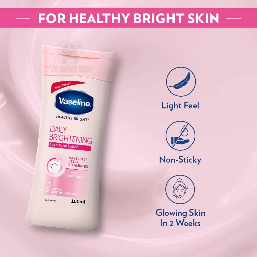 Vaseline Healthy Bright Daily Brightening Body Lotion 100ml
