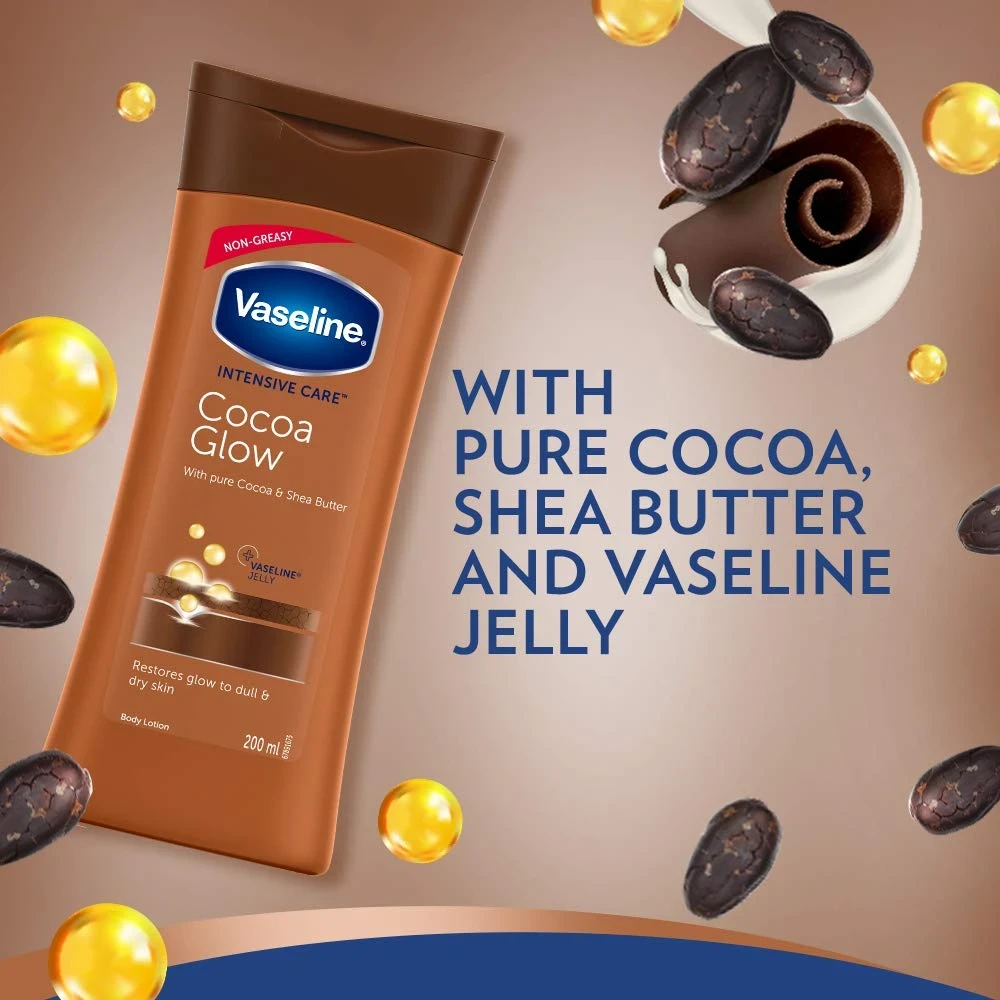 Vaseline Intensive Care Cocoa Glow Body Lotion 200ml