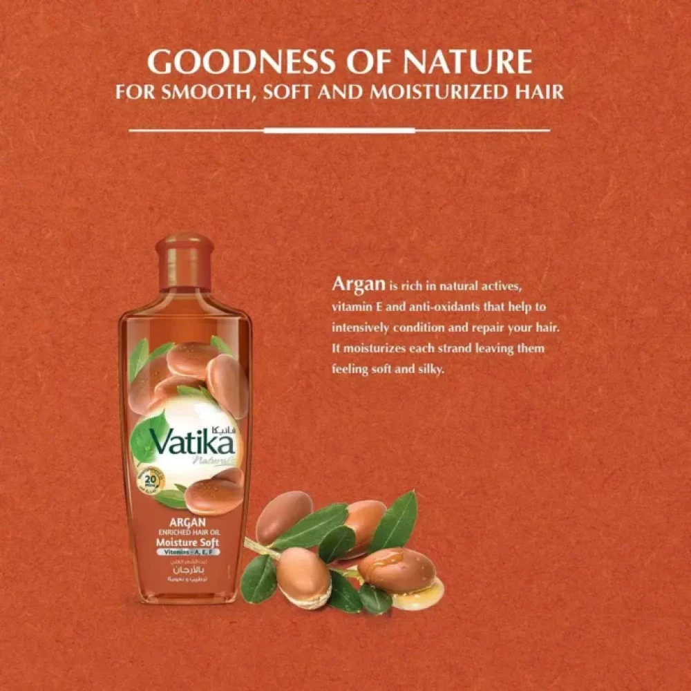Vatika Argan Enriched Hair Oil 200ml