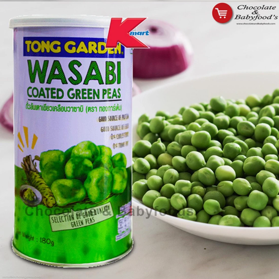 Wasabi Coated Green Peas 180gm