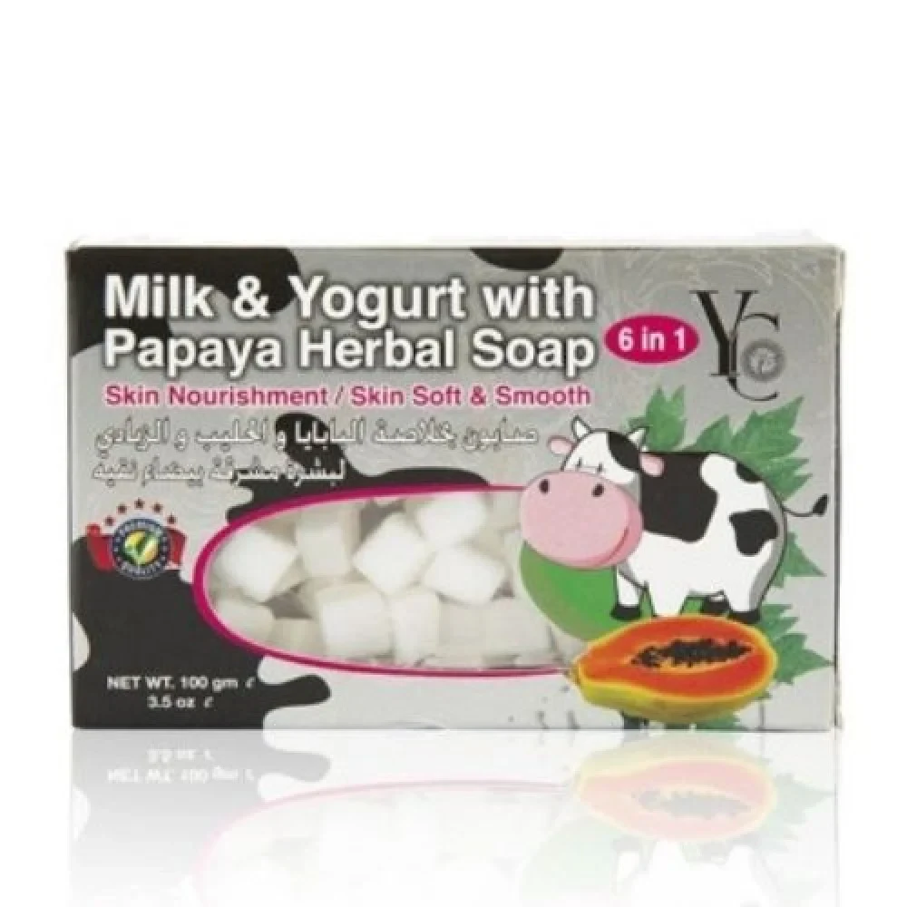 Yc Milk and Yoghurt Papaya Herbal Soap 100g