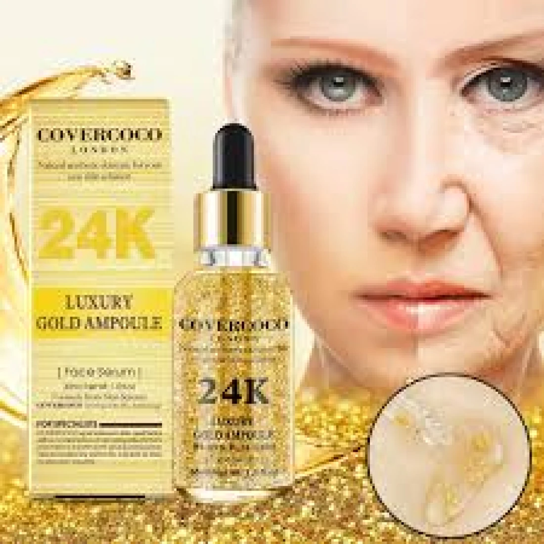 24K Gold Skin Care Facial Serum 30ml