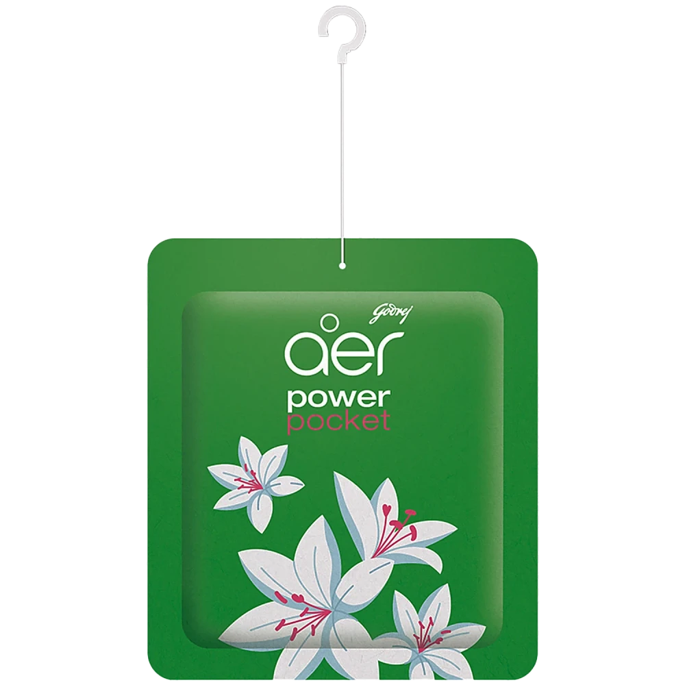 Aer Power Pocket Bathroom Freshener Jasmine 10g