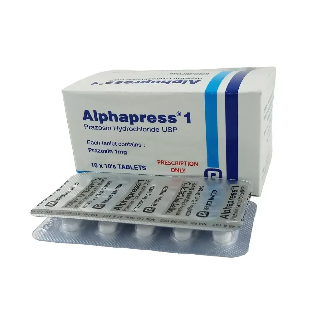 Alphapress 1 mg Tablet