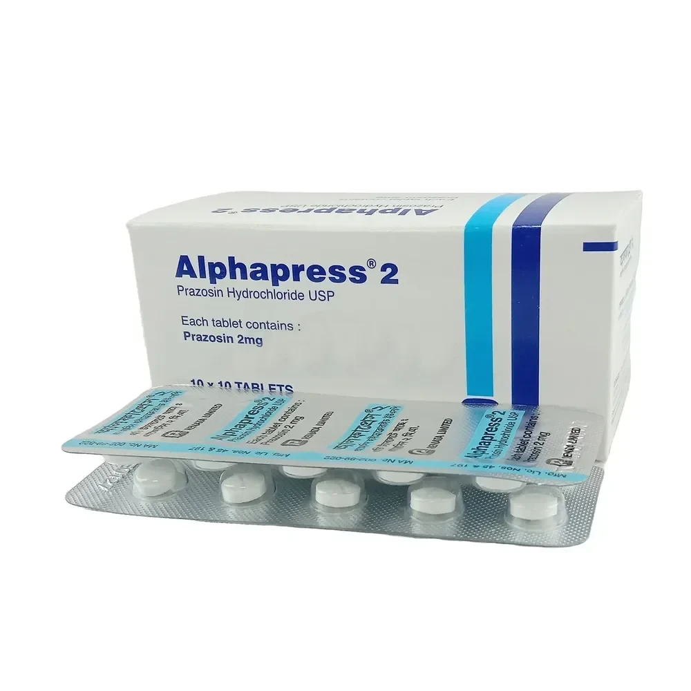 Alphapress 2 mg Tablet