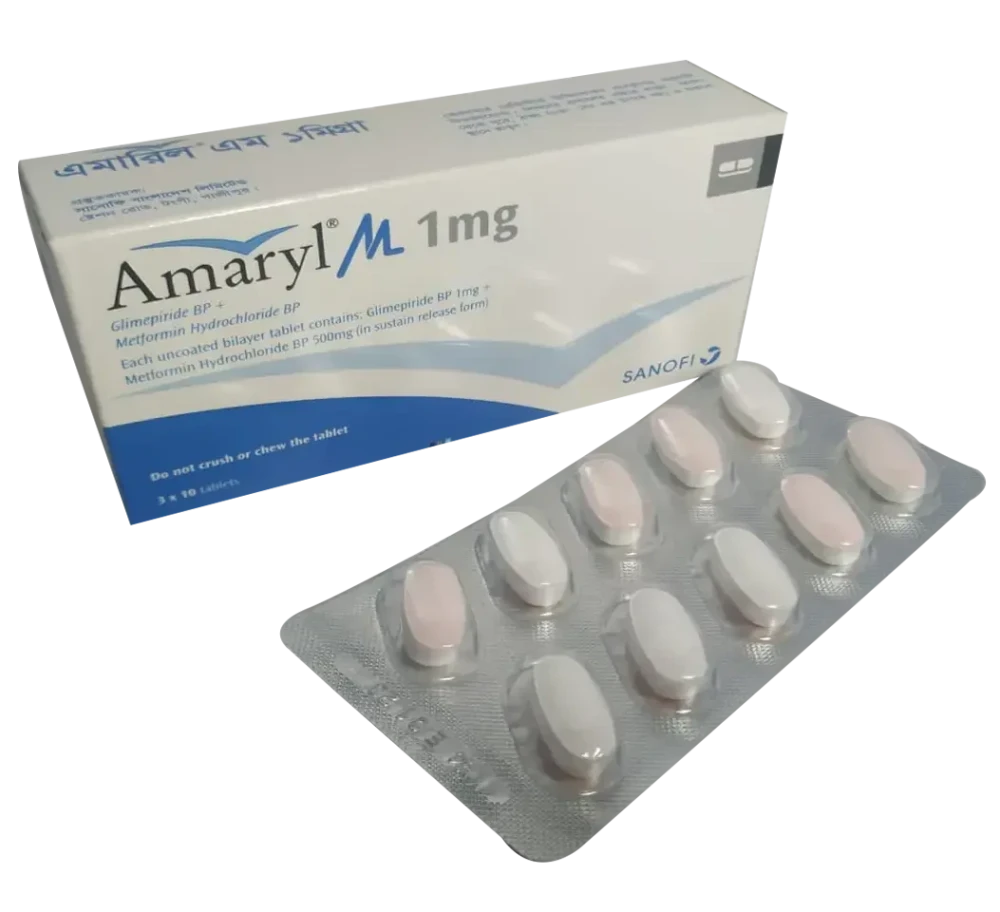 Amaryl-M 1mg Tablet