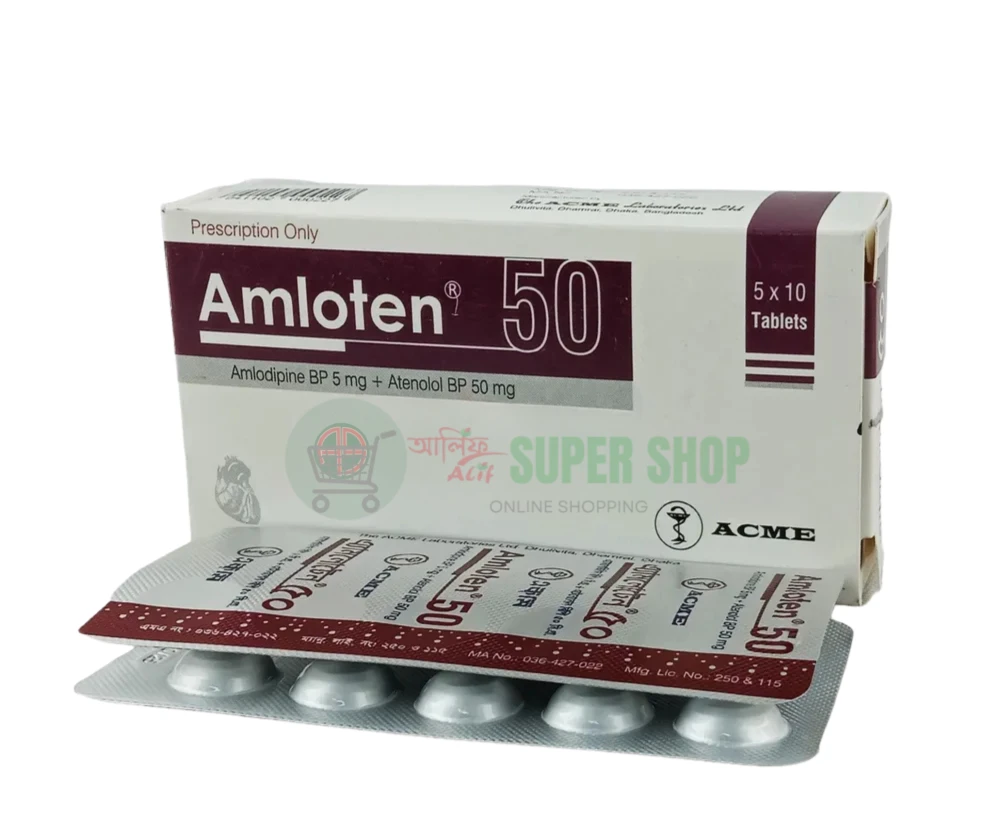 Amloten 50mg Tablet