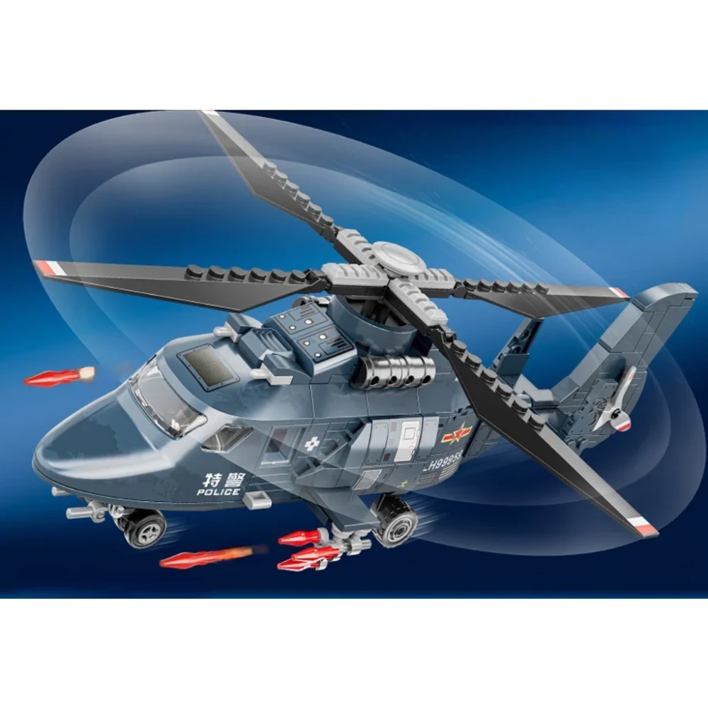 Attack Helicopter Block Set 465pcs