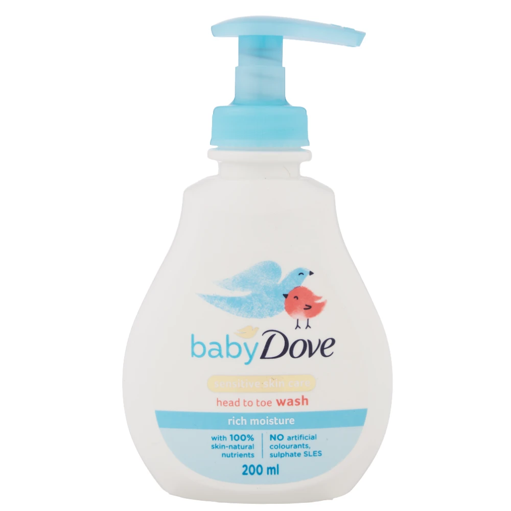 Baby Dove Baby Head To Toe Wash Rich Moisture 200ml