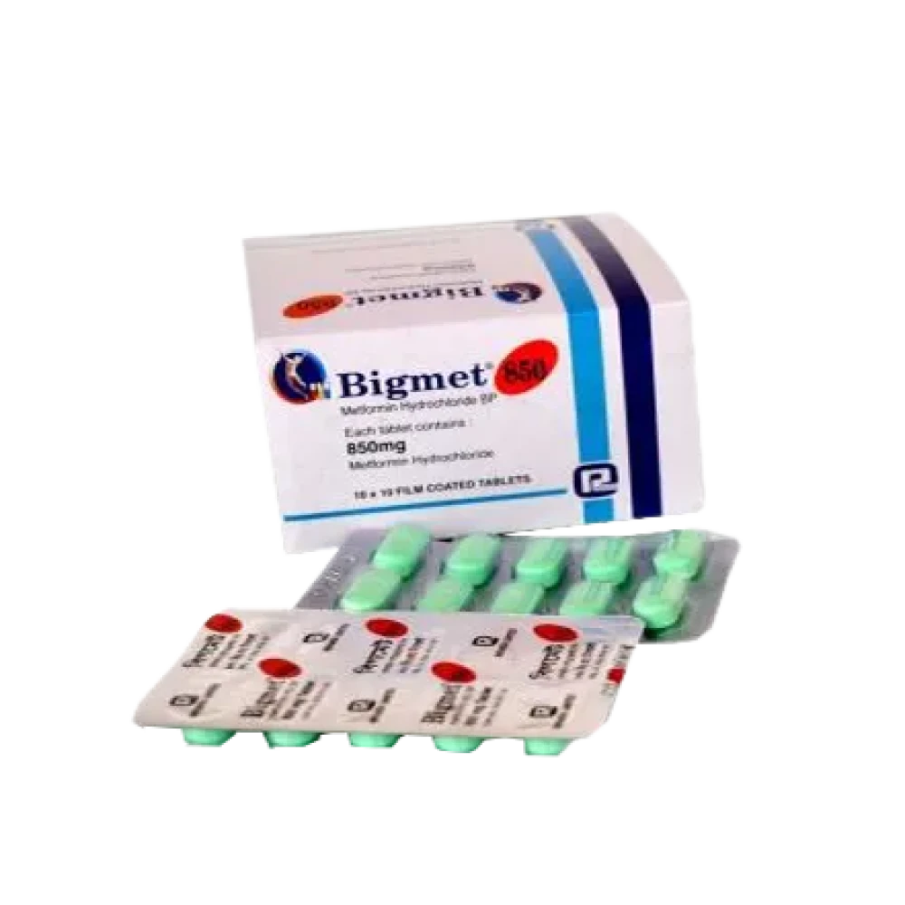 Bigmet 850mg Tablet