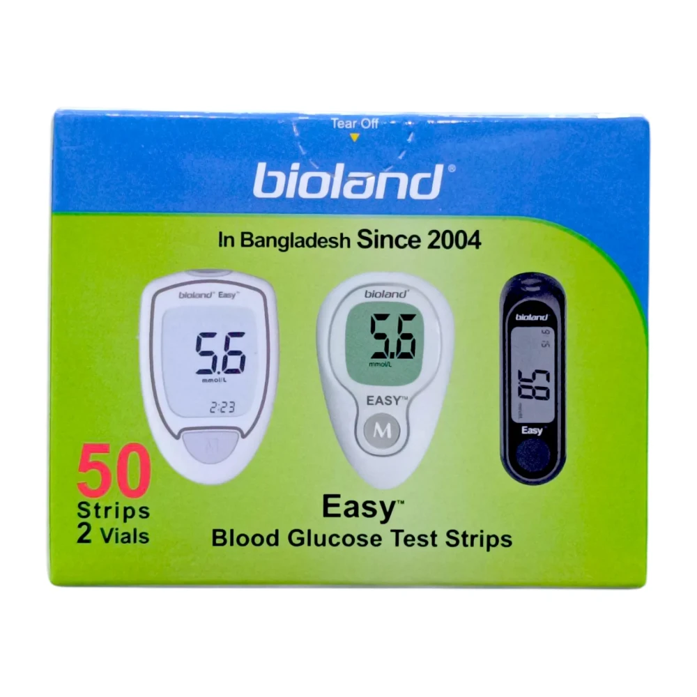 Bioland Easy Blood Glucose Test 25 Strips