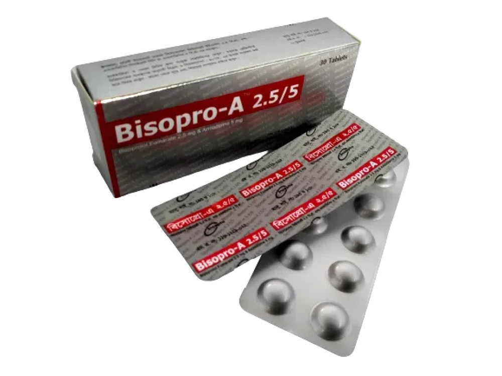 Bisopro-A  2.5 mg+5 mg Tablet
