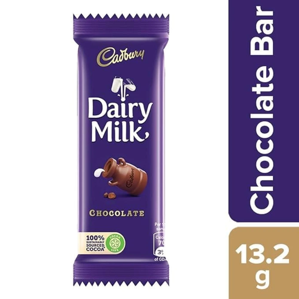 Cadbury Dairy Milk Chocolate bar 13.2g