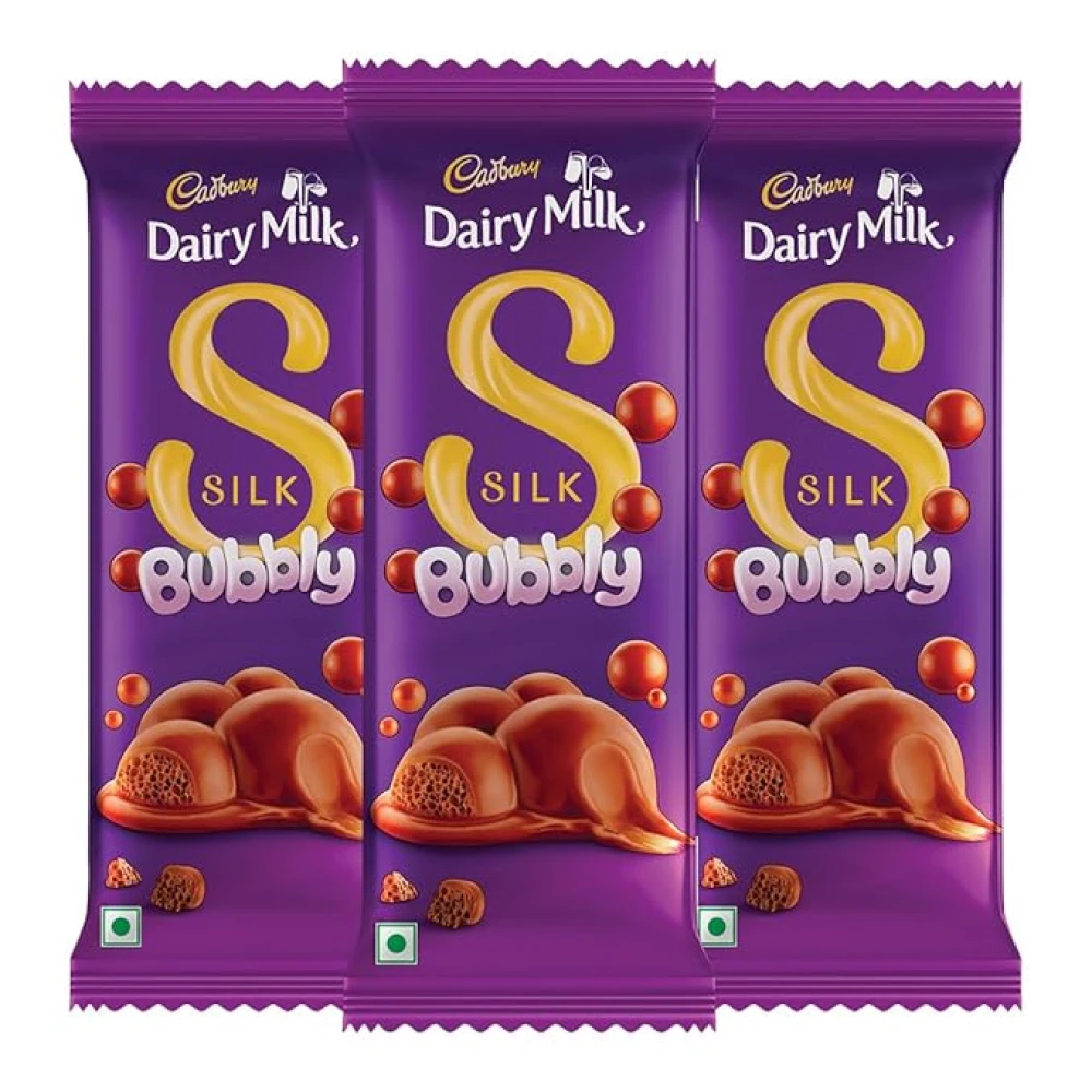 Cadbury Dairy Milk Silk Bubbly Chocolate 50g