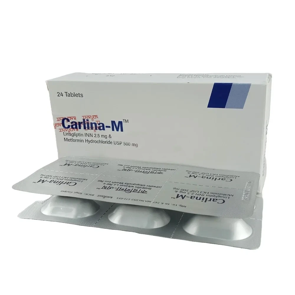 CARLINA-M 2.5/500MG TAB