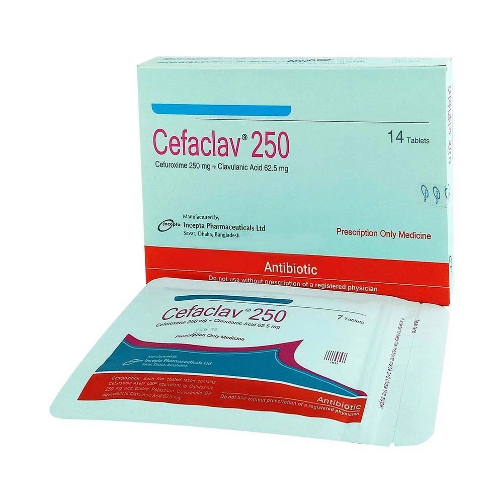 Cefaclav 250mg Tablet